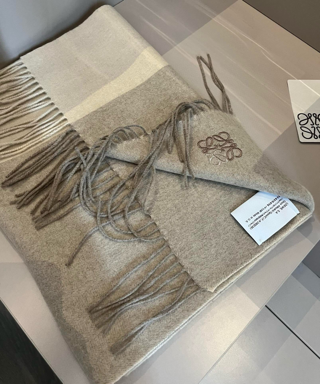 Loewe 罗意威LOEWE【男女围巾】怒赞自留 难得的高端货 家属福利 非常正的围巾~面料大爱