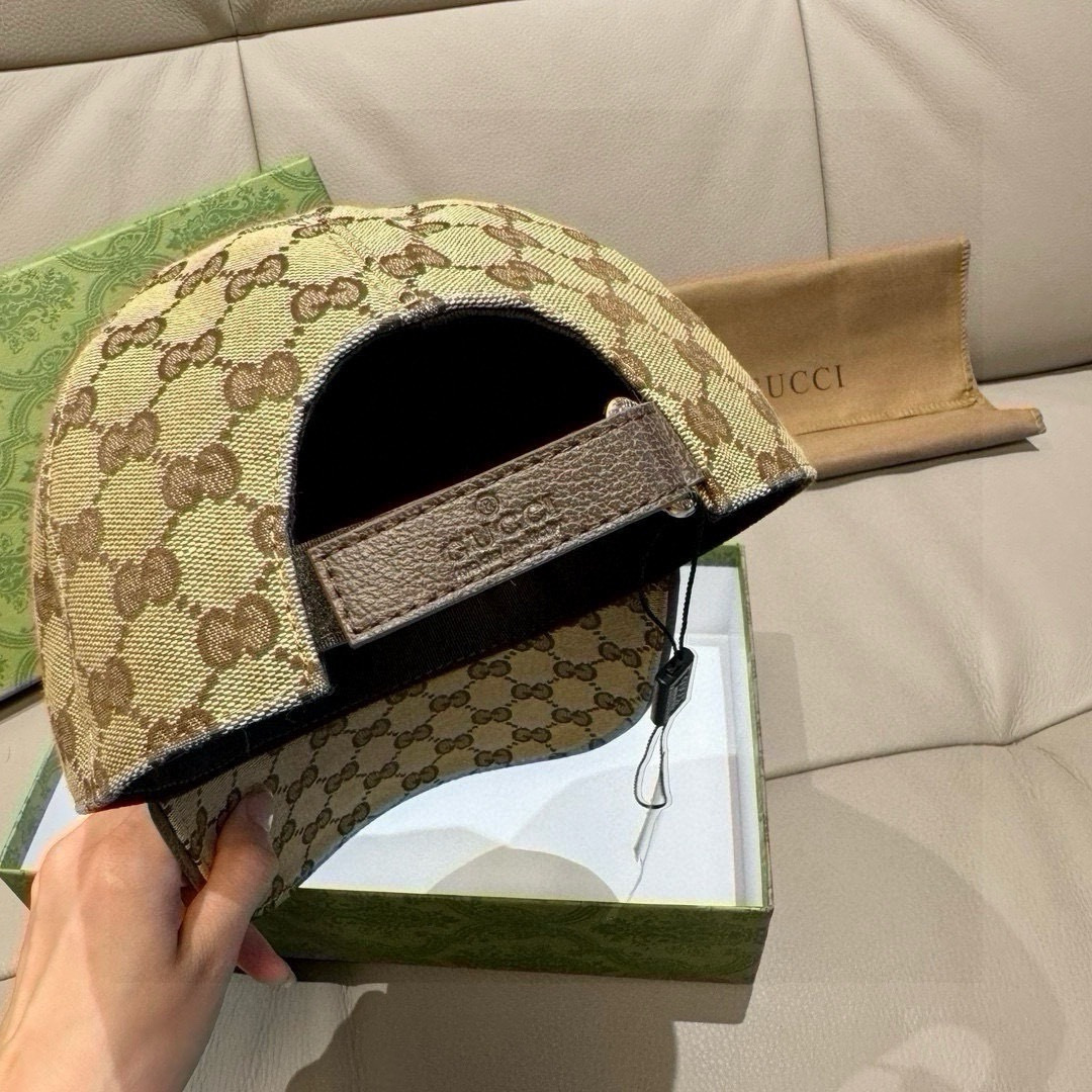 配包装布袋，Gucci(古奇)新款原单棒球帽， 小虎头，专柜最新款，1:1开模订制，正版开模五金，原版帆