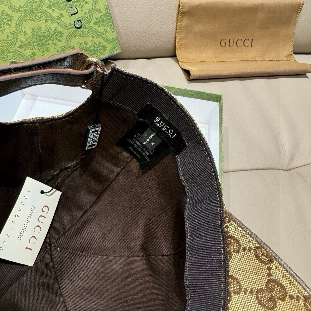 配包装布袋，Gucci(古奇)新款原单棒球帽， 小虎头，专柜最新款，1:1开模订制，正版开模五金，原版帆