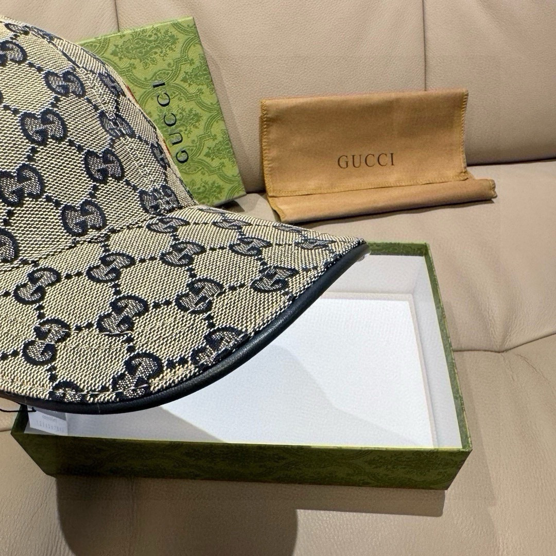万年经典款出货！配盒子布袋，Gucci(古奇)经典原单棒球帽😍😍gucci小刺绣，专柜1:1开模订制，最