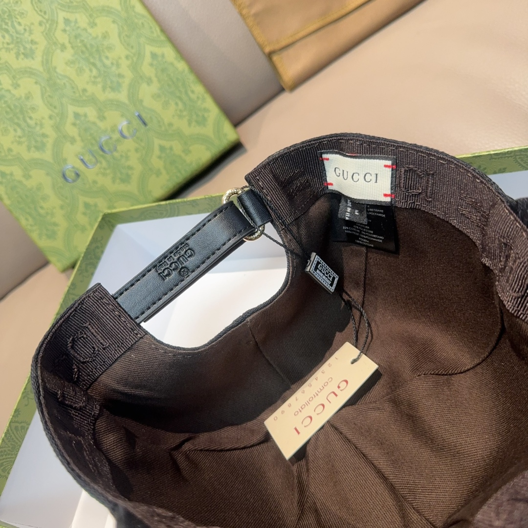 配盒子布袋，Gucci(古奇)新款原单棒球帽， 虎头刺绣，1:1开模订制，重工刺绣，细节可媲美专柜，原版