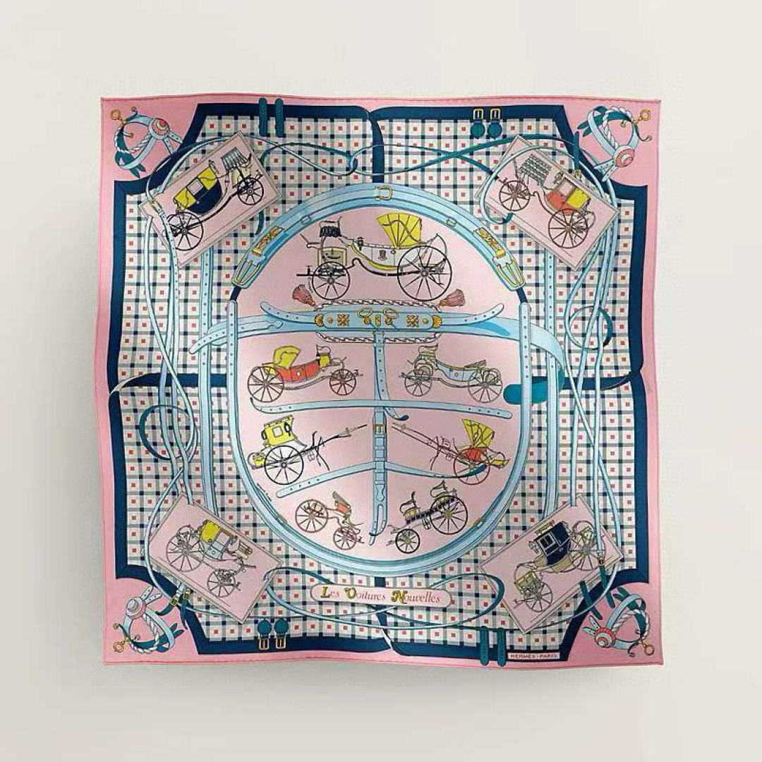 NO:342585,Hermes new silk scarf [New car] inspired by the 