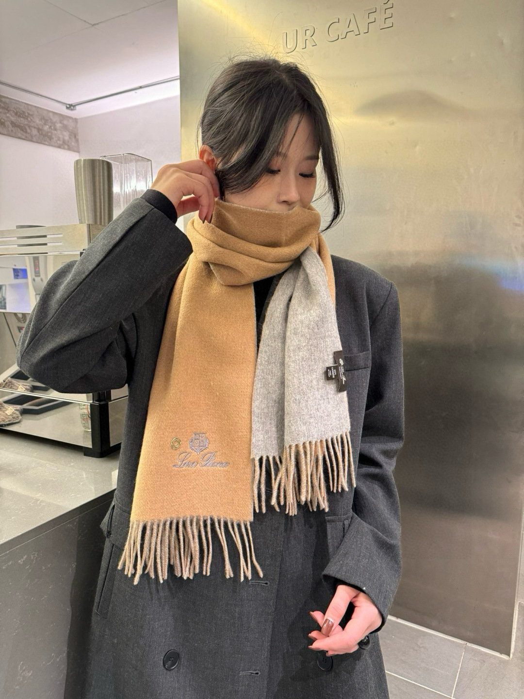 Loro Piana Piana · 诺悠翩雅【贸易公司尾单 双面山羊绒围巾披肩】送人自留都太高大上了 重磅上新