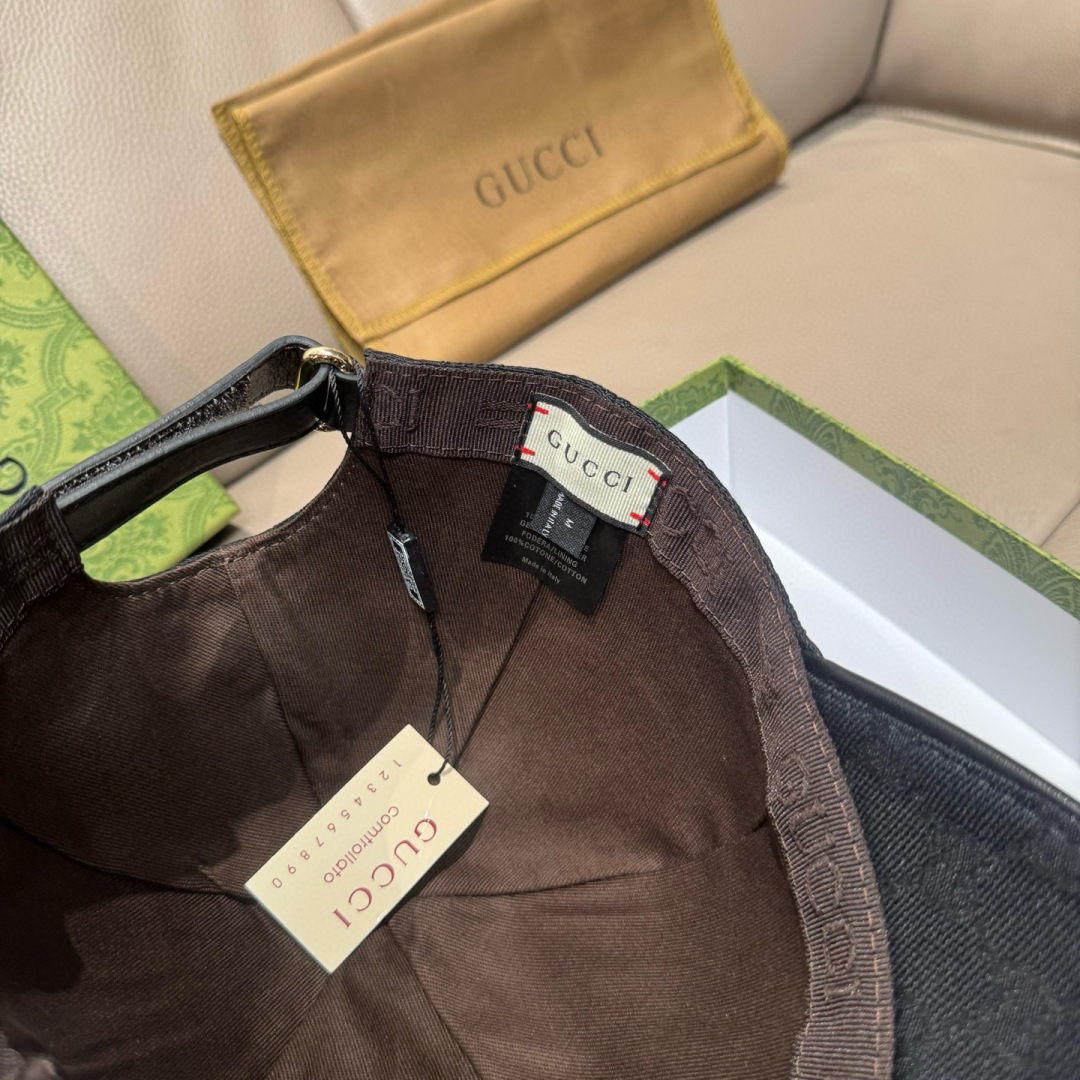 配包装布袋，Gucci(古奇)新款原单棒球帽， 金属双G，专柜最新款，1:1开模订制，正版开模五金，原版
