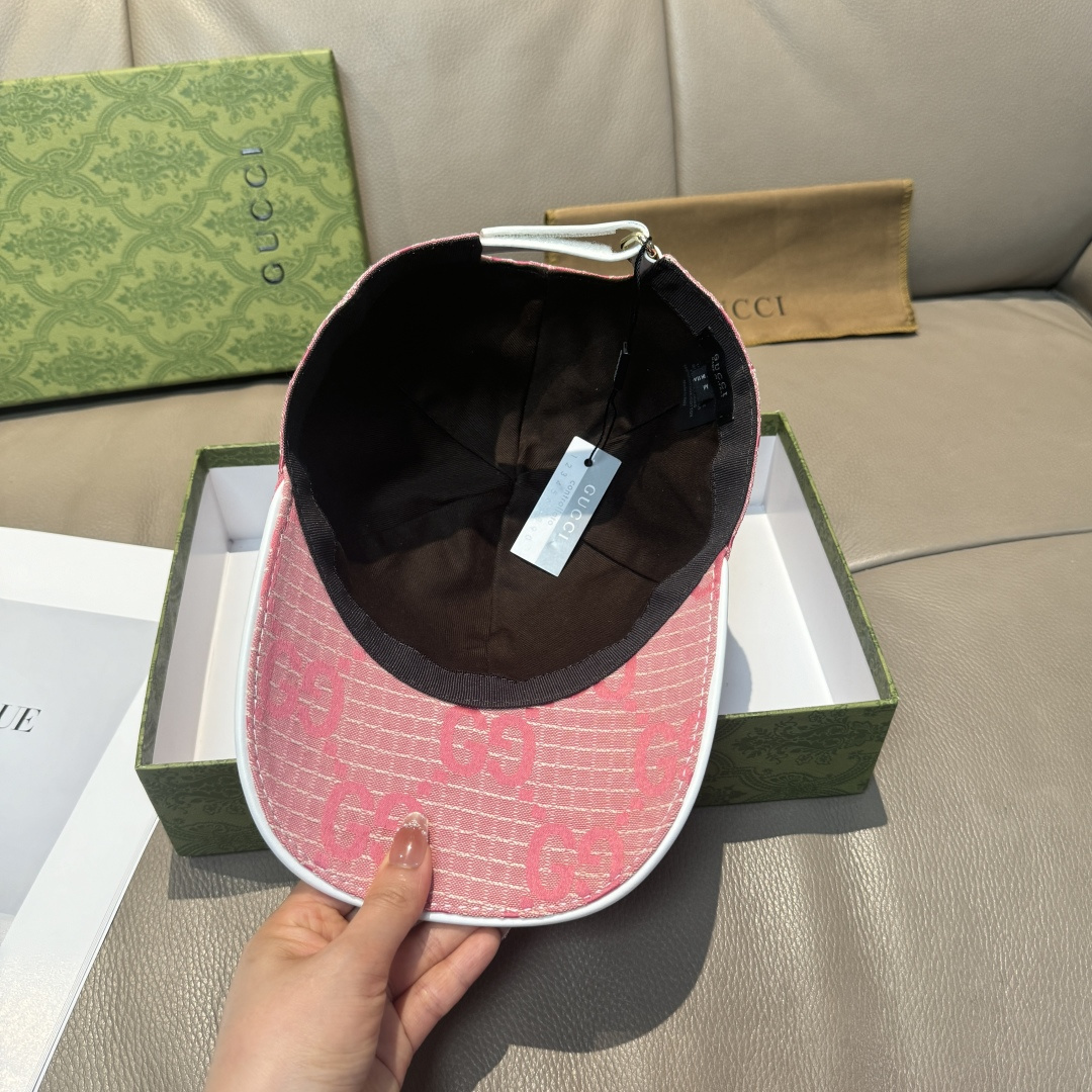 官网新款出货配包装布袋，Gucci古奇最新款原单棒球帽， 大双G，专柜1:1开模订制，完美对花，原版帆布