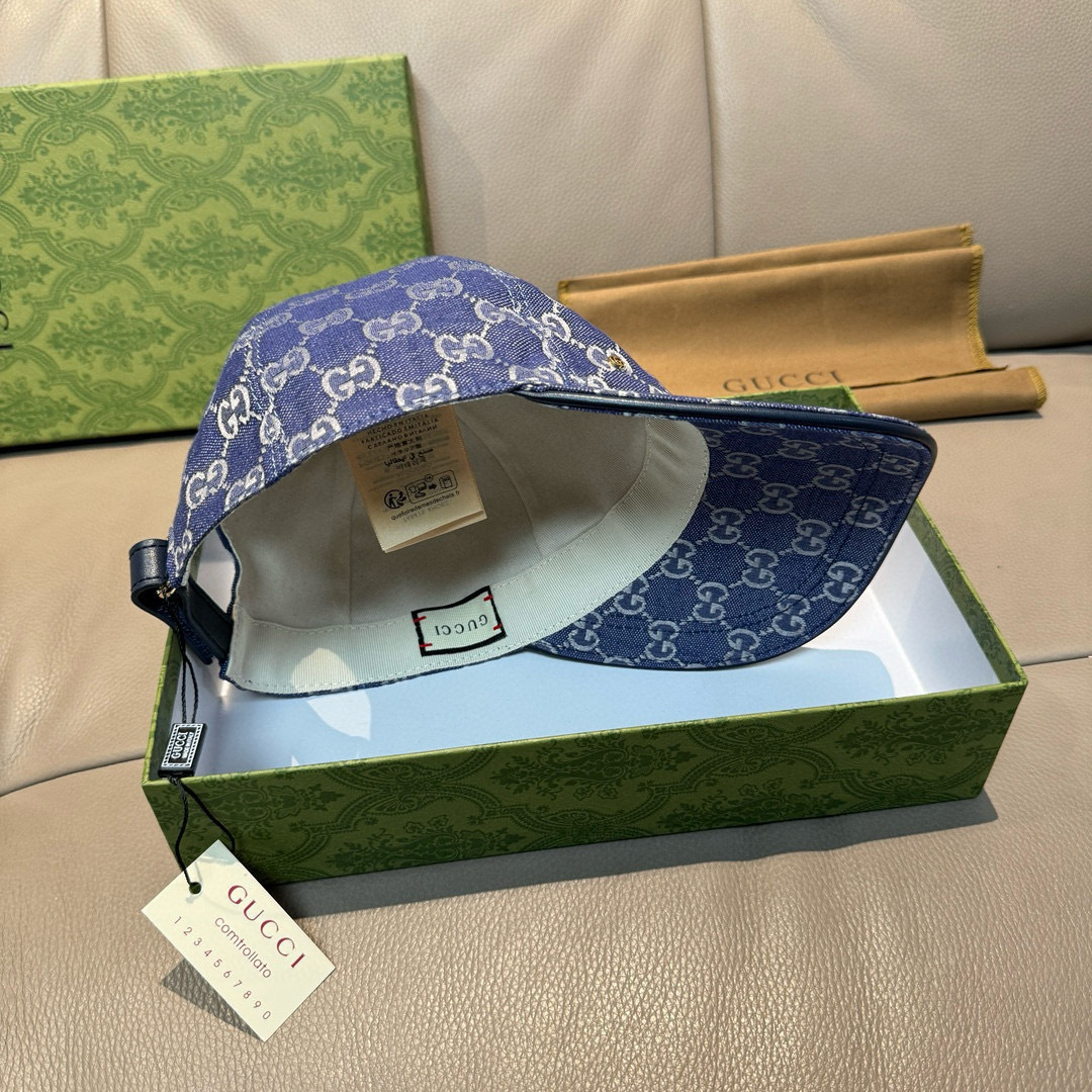 配包装布袋，Gucci(古奇)新款原单棒球帽， 金属小双G，专柜最新款，1:1开模订制，正版开模五金，原