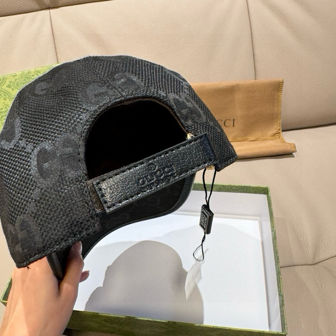 配包装布袋，Gucci(古奇)新款原单棒球帽，Gucci烫金，专柜最新款，1:1开模订制，正版开模，原版