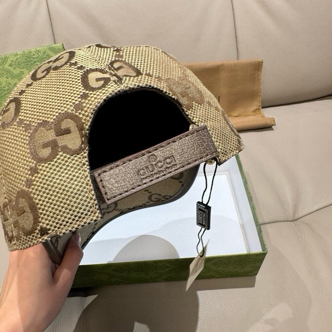 配包装布袋，Gucci(古奇)新款原单棒球帽，Gucci烫金，专柜最新款，1:1开模订制，正版开模，原版