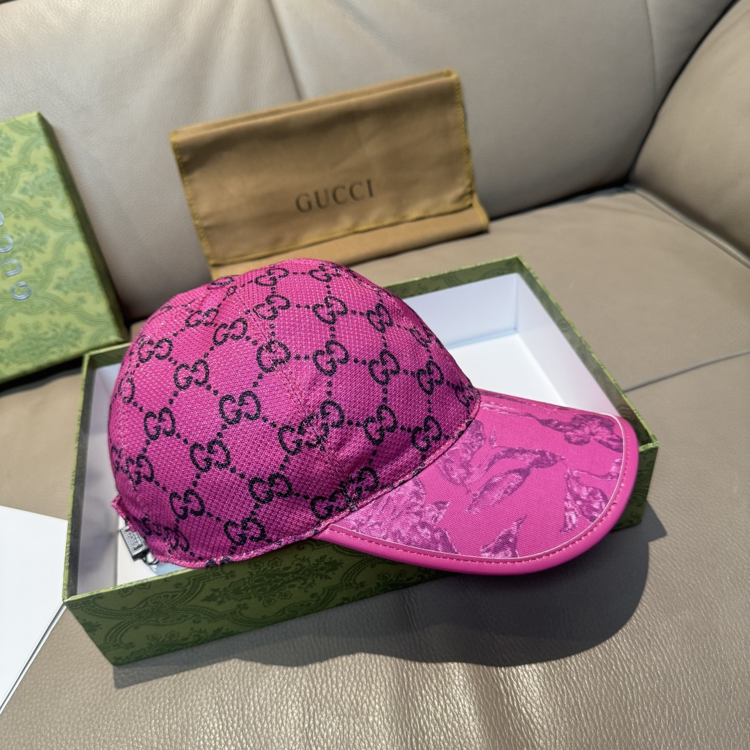 原单版本出货！配盒子布袋，Gucci(古奇)最新原单棒球帽，专柜1:1开模订制，最高版本，原版帆布料+头