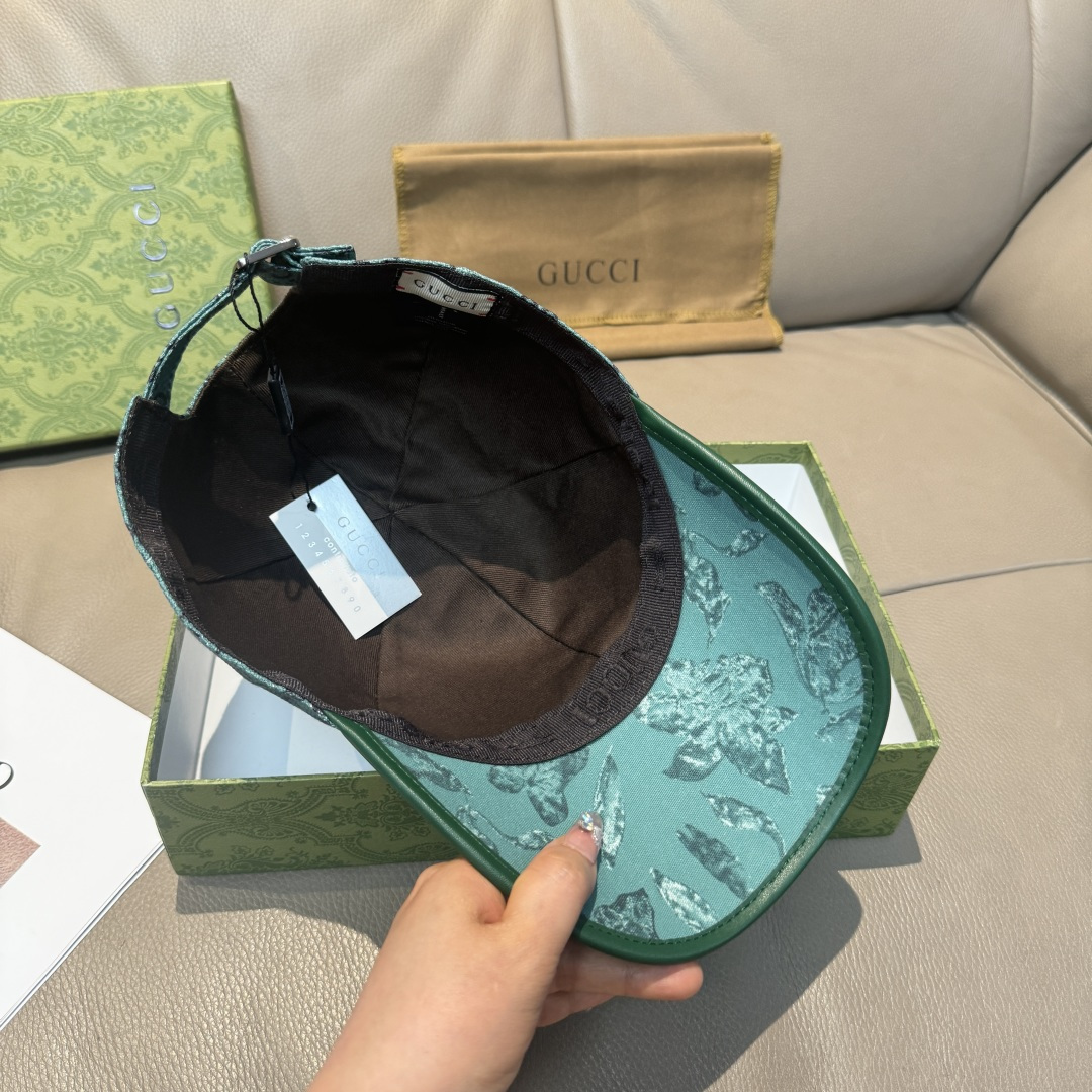 原单版本出货！配盒子布袋，Gucci(古奇)最新原单棒球帽，专柜1:1开模订制，最高版本，原版帆布料+头