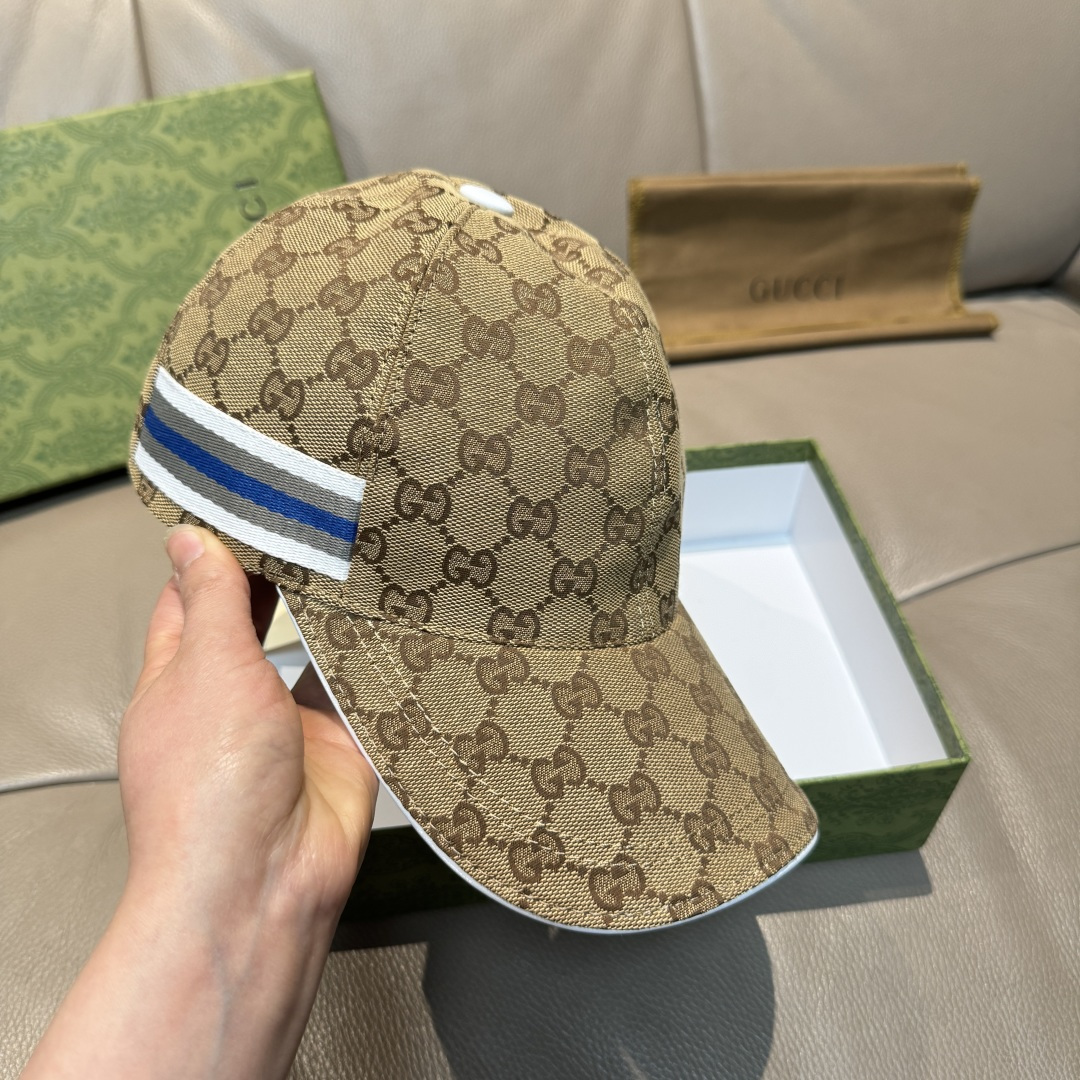万年经典款新色出货！配盒子布袋，Gucci(古奇)经典原单棒球帽😍😍专柜1:1开模订制，最高版本，原版帆