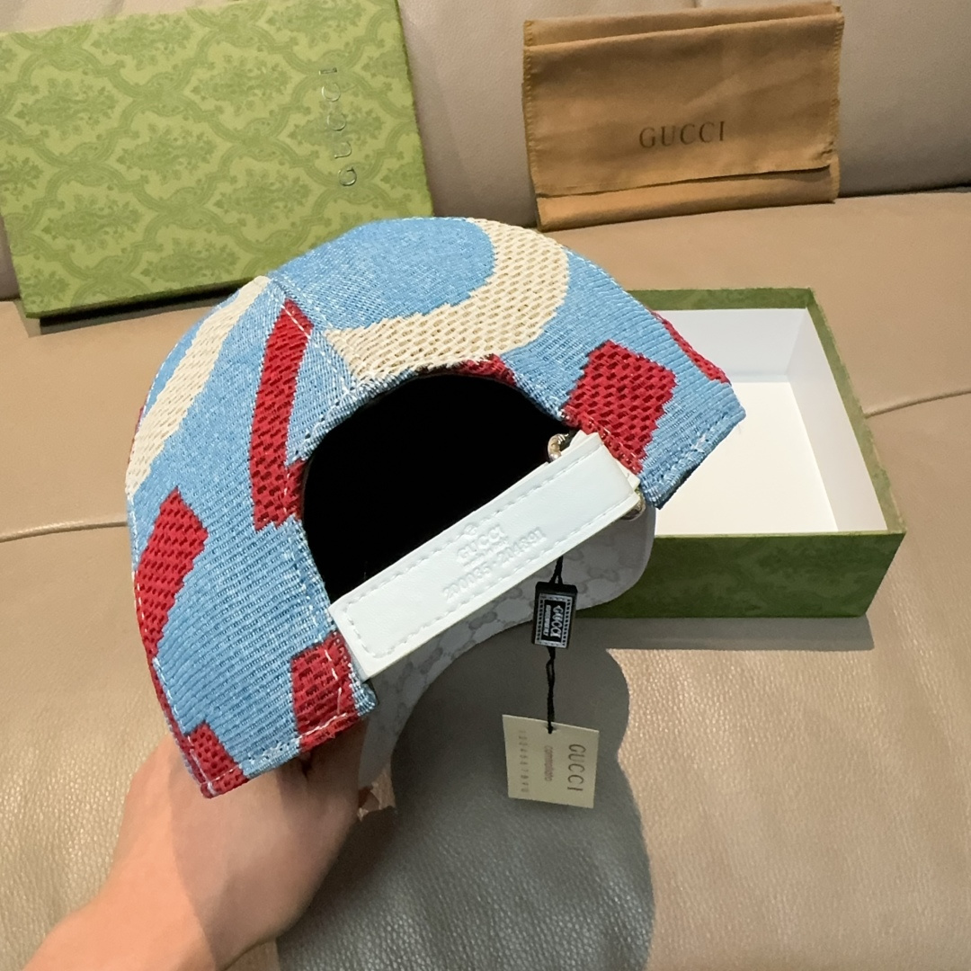 古奇2025新款配盒子布袋，Gucci(古奇)新款原单棒球帽😍涂鸦艺术棒球帽😍专柜1:1开模订制，最高版