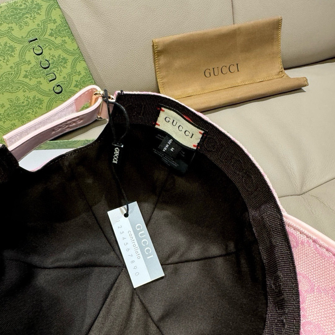 配盒子布袋，Gucci(古奇)原单棒球帽， 小蜜蜂刺绣，1:1开模订制，重工刺绣，细节可媲美专柜，原版帆