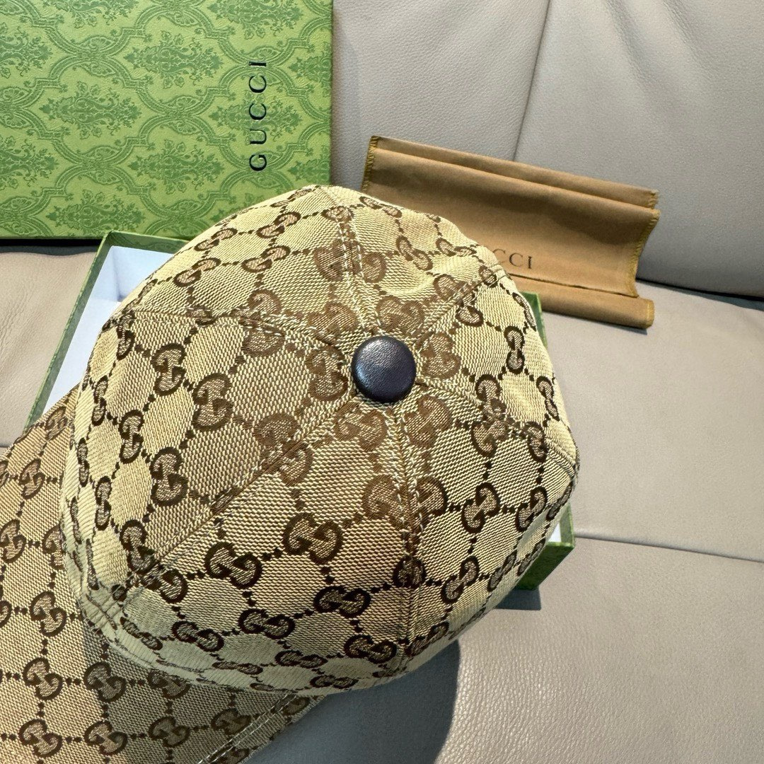 万年经典款出货！配盒子布袋，Gucci(古奇)经典原单棒球帽😍😍专柜1:1开模订制，最高版本，原版帆布料
