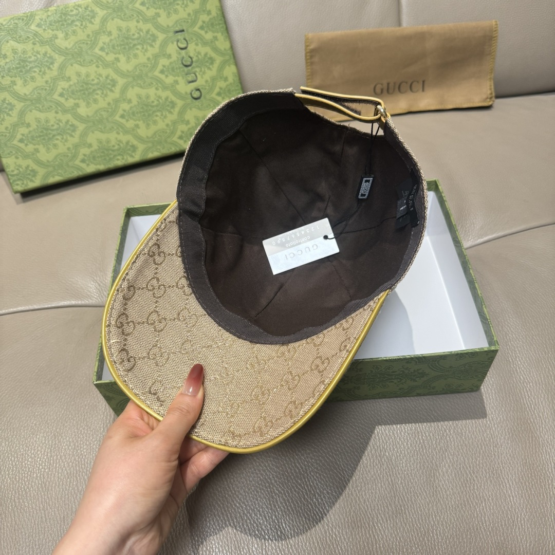 配包装布袋，Gucci(古奇)新款原单棒球帽， 金属双G，专柜最新款，1:1开模订制，正版开模五金，原版
