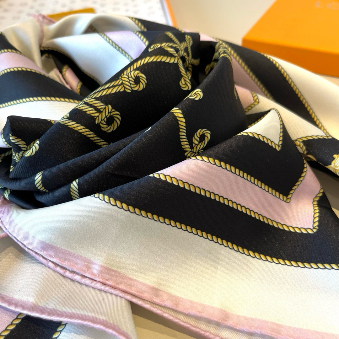 LV scarf LV Cordage Monogram 、 ， ， 。 — photo 7