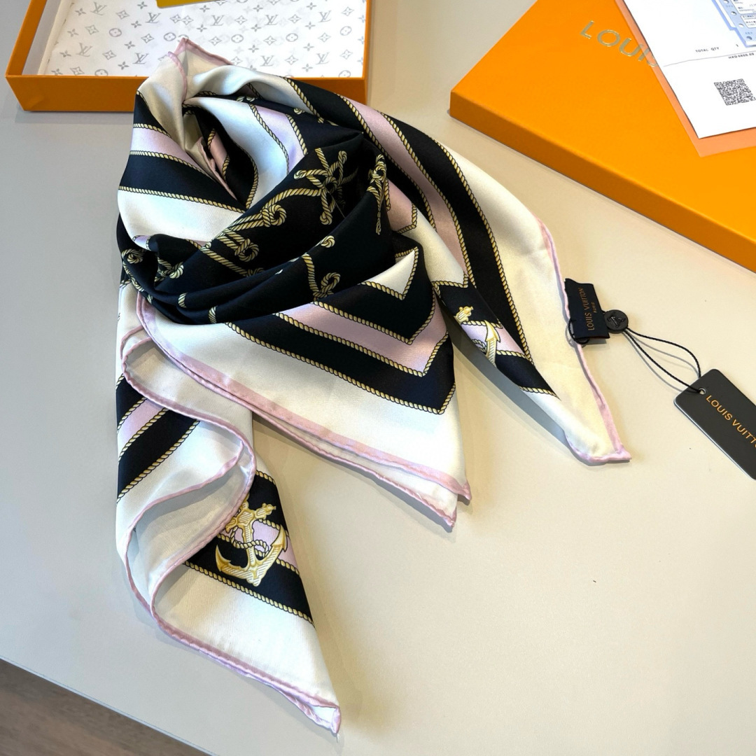 LV scarf LV Cordage Monogram 、 ， ， 。 — photo 6