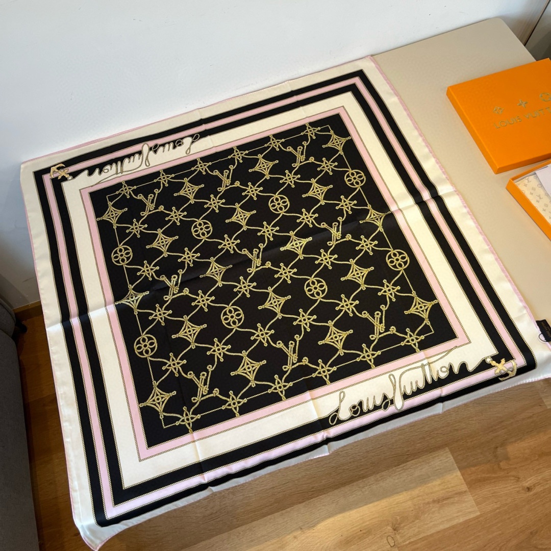 LV scarf LV Cordage Monogram 、 ， ， 。 — photo 3