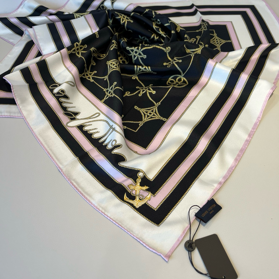 LV scarf LV Cordage Monogram 、 ， ， 。 — photo 8