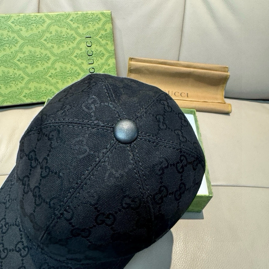 万年经典款出货！配盒子布袋，Gucci(古奇)经典原单棒球帽😍😍专柜1:1开模订制，最高版本，原版帆布料
