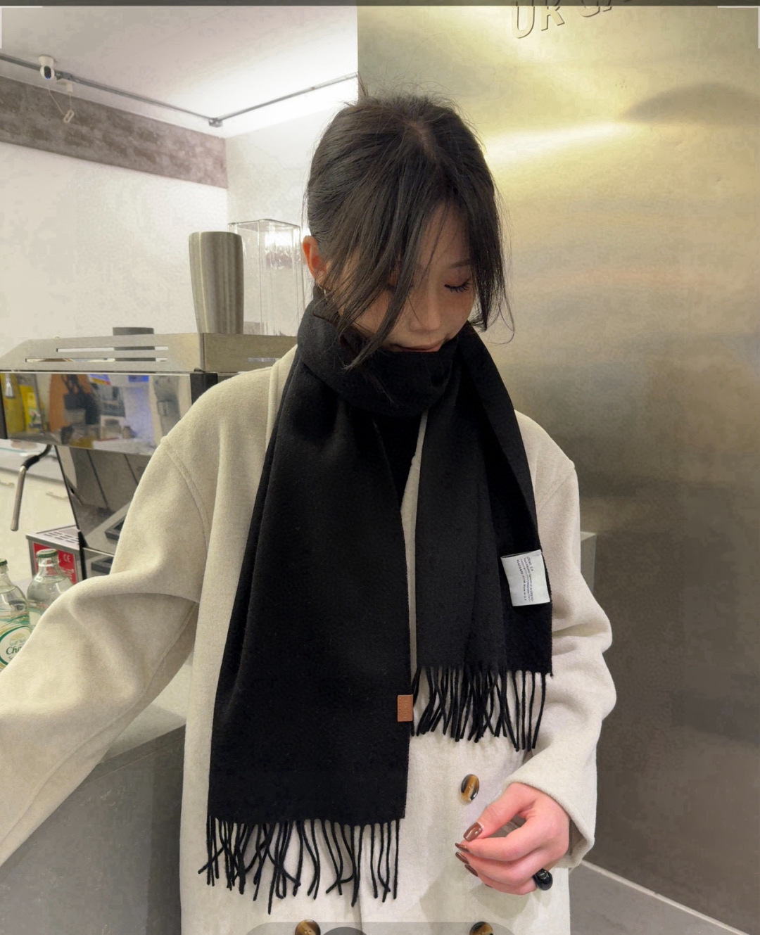 Loewe scarf LOEWE ， ！ ！ ~ ， ， ！ ， ， ， Logo ， ~ ~ ~ 30cm ！ ， 30*180（ 180cm）， ~ ， ~ ！ — photo 3