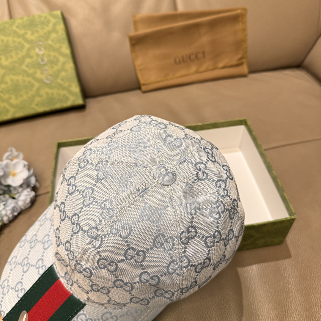 原单版本出货！配盒子布袋，Gucci(古奇)最新原单棒球帽，宽版织带。专柜1:1开模订制，最高版本，原版