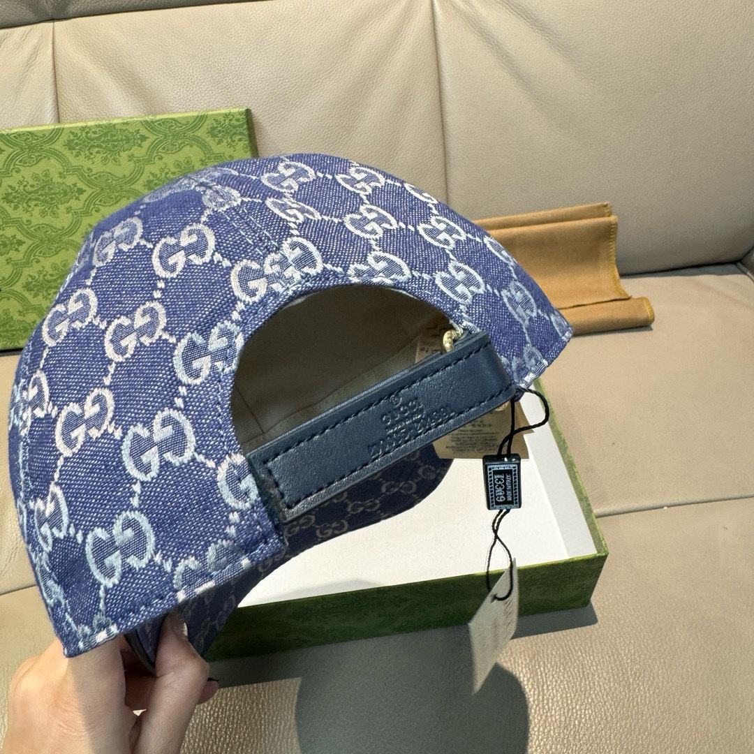 配包装布袋，Gucci(古奇)新款原单棒球帽， 金属小双G，专柜最新款，1:1开模订制，正版开模五金，原