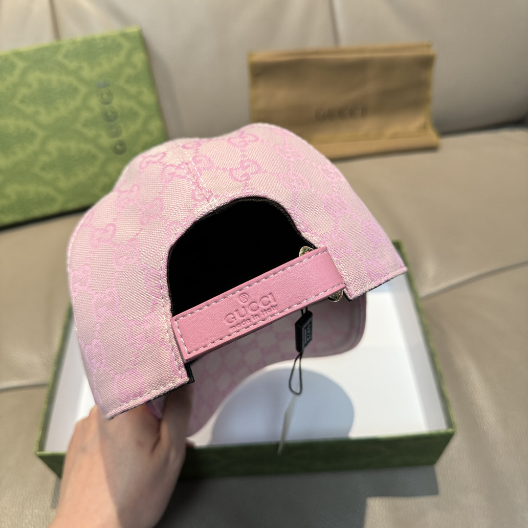 配盒子布袋，Gucci(古奇)新款原单棒球帽， 虎头织带，1:1开模订制，重工刺绣，细节可媲美专柜，原版