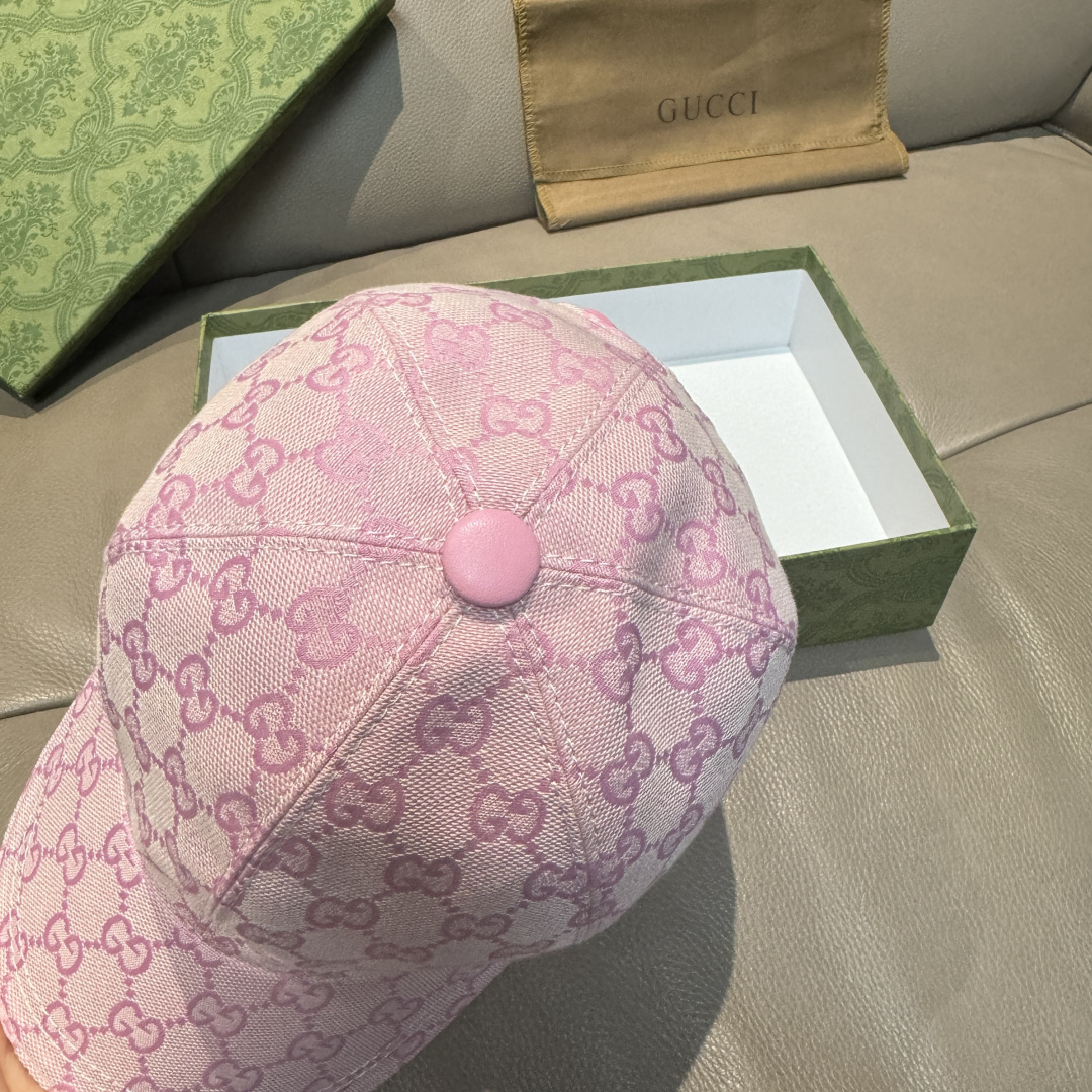 配盒子布袋，Gucci(古奇)新款原单棒球帽， 虎头织带，1:1开模订制，重工刺绣，细节可媲美专柜，原版