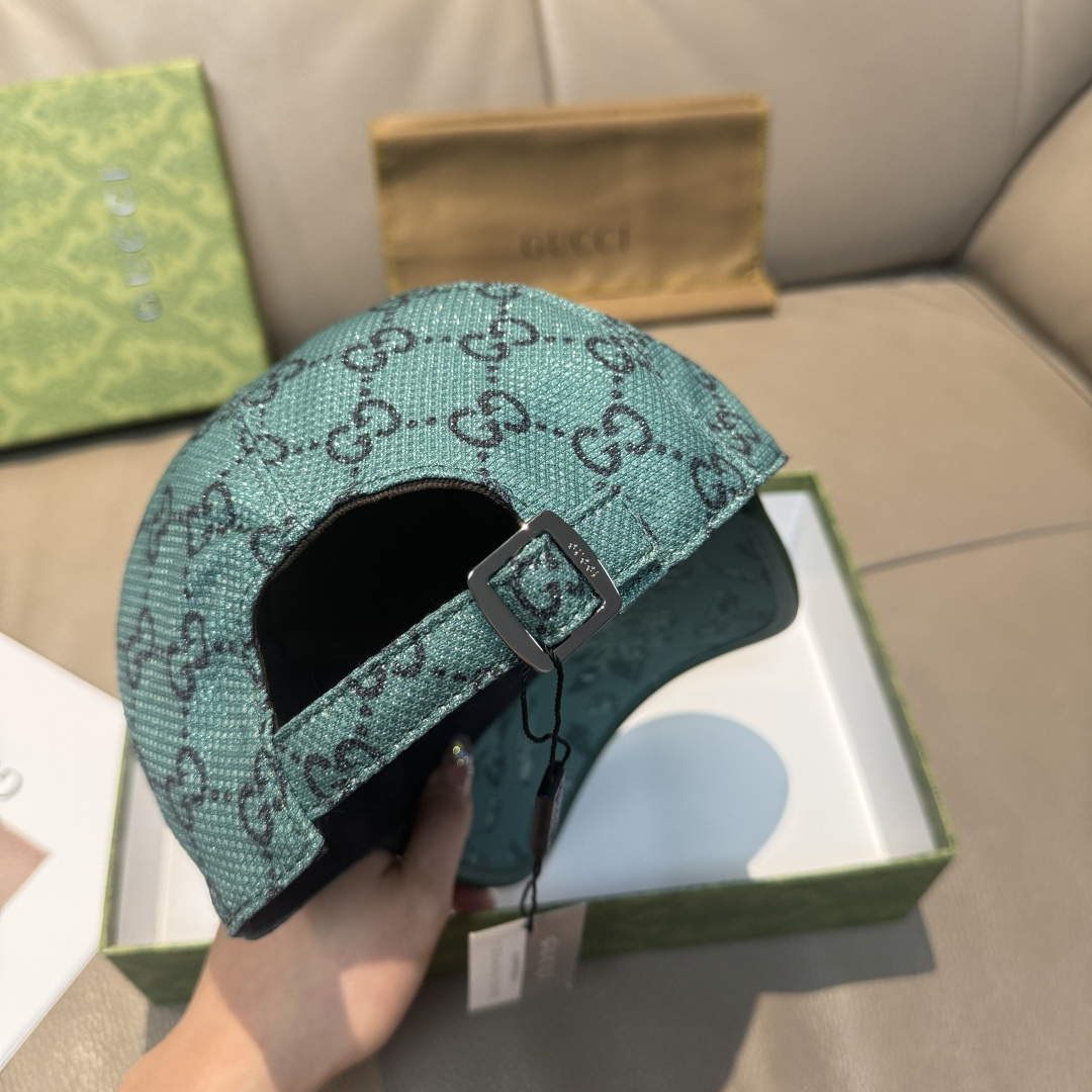 原单版本出货！配盒子布袋，Gucci(古奇)最新原单棒球帽，专柜1:1开模订制，最高版本，原版帆布料+头