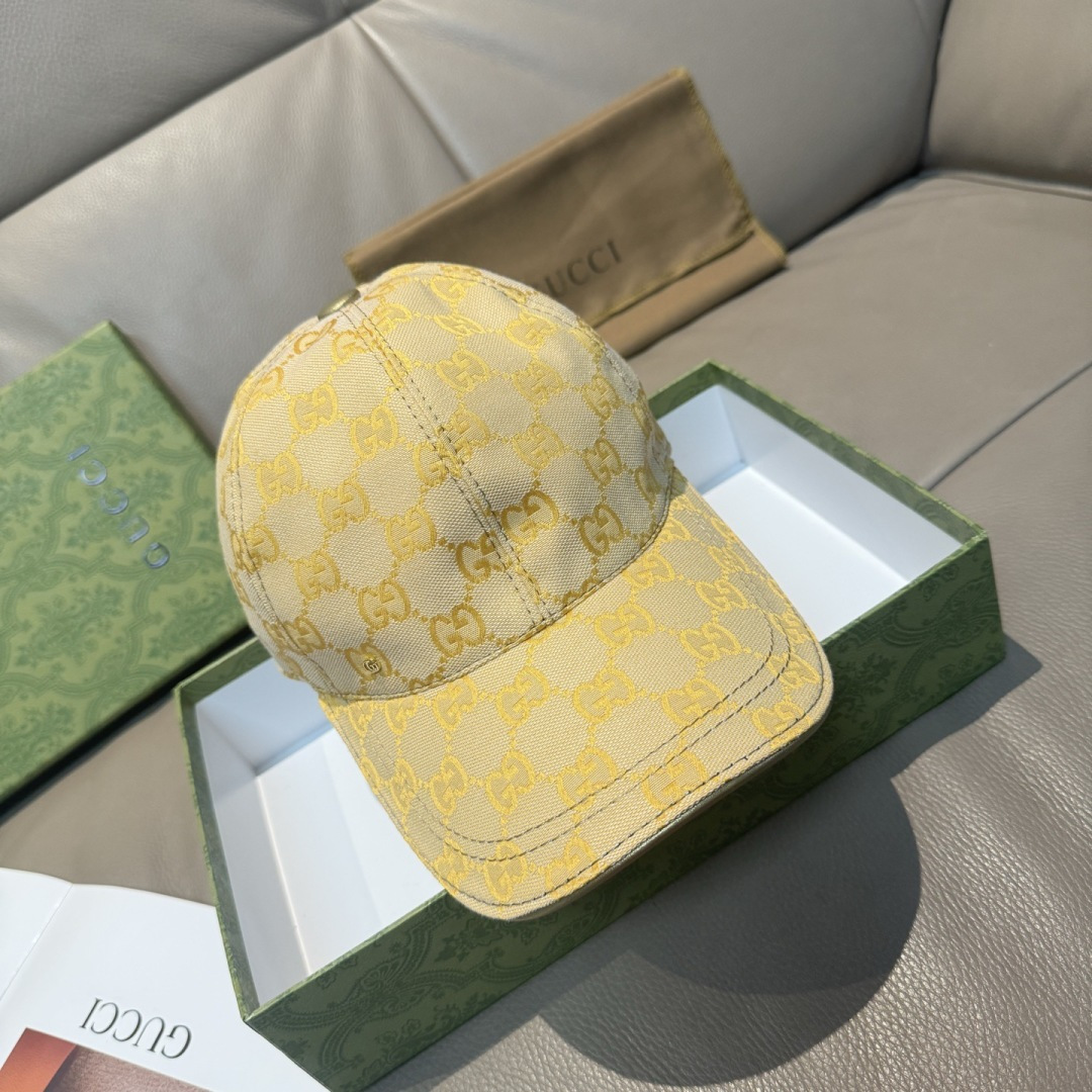Gucci 配包装布袋 Gucci(古奇)新款 棒球帽 金属小双G 最新款 1:1开模订制