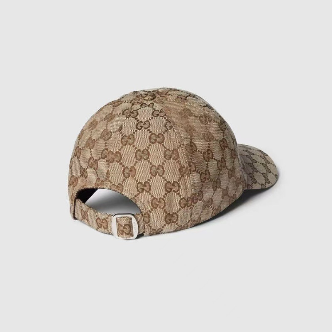 Gucci 配盒子布袋 Gucci(古奇)最新 棒球帽 宽版织带 1:1开模订制 帆布料+头层牛皮