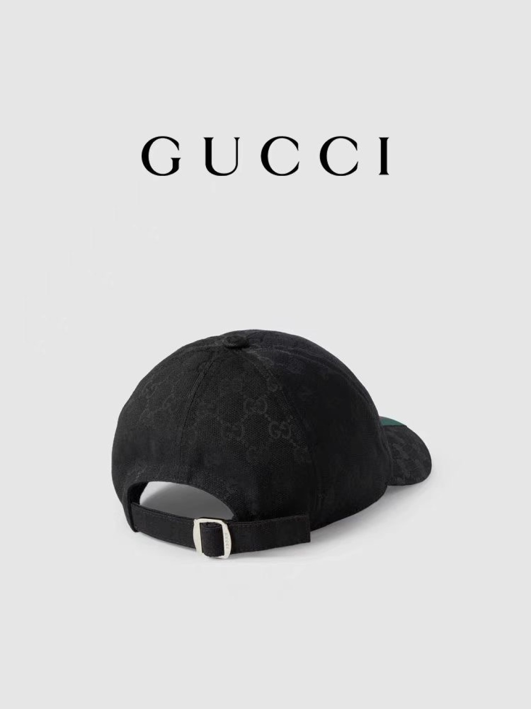 Gucci 配盒子布袋 Gucci(古奇)最新 棒球帽 宽版织带 1:1开模订制 帆布料+头层牛皮