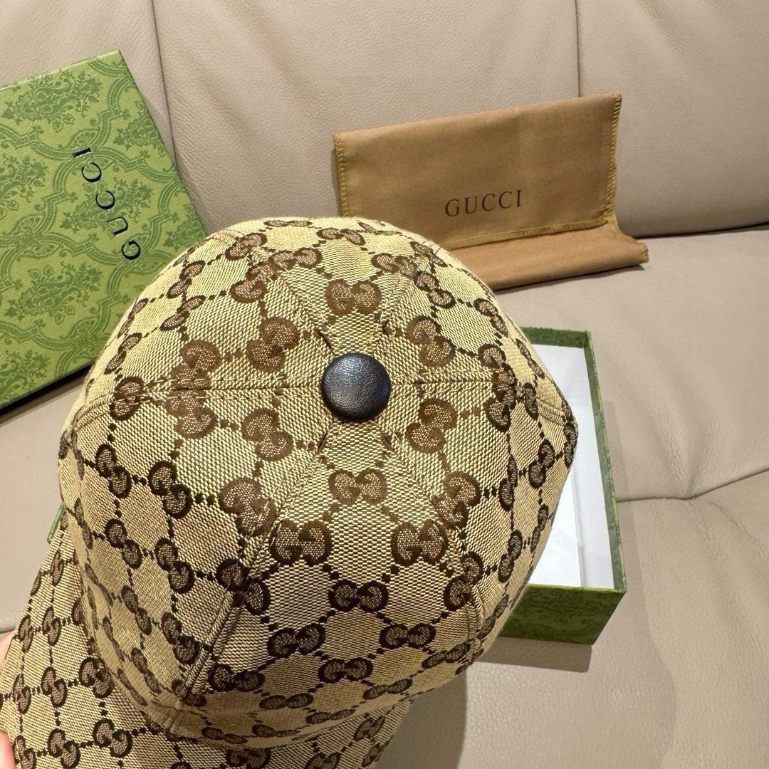 Gucci 配盒子布袋 Gucci(古奇)新款 棒球帽 刺绣小蟒蛇 1:1开模订制 重工刺绣