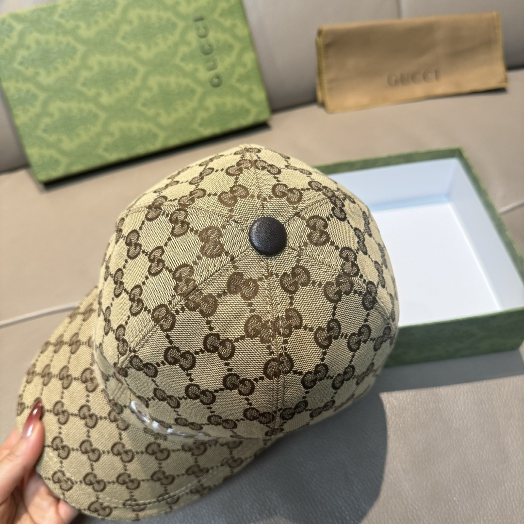 新款出货！配盒子布袋，Gucci(古奇)最新款原单棒球帽，Gucci小刺绣，专柜1:1开模订制，最高版本