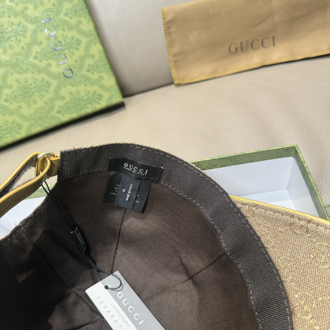 配包装布袋，Gucci(古奇)新款原单棒球帽， 金属双G，专柜最新款，1:1开模订制，正版开模五金，原版