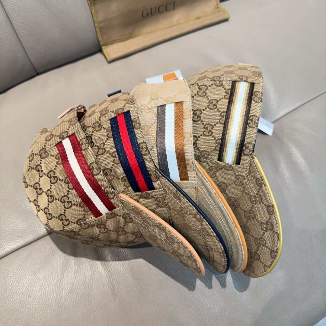 万年经典款新色出货！配盒子布袋，Gucci(古奇)经典原单棒球帽😍😍专柜1:1开模订制，最高版本，原版帆