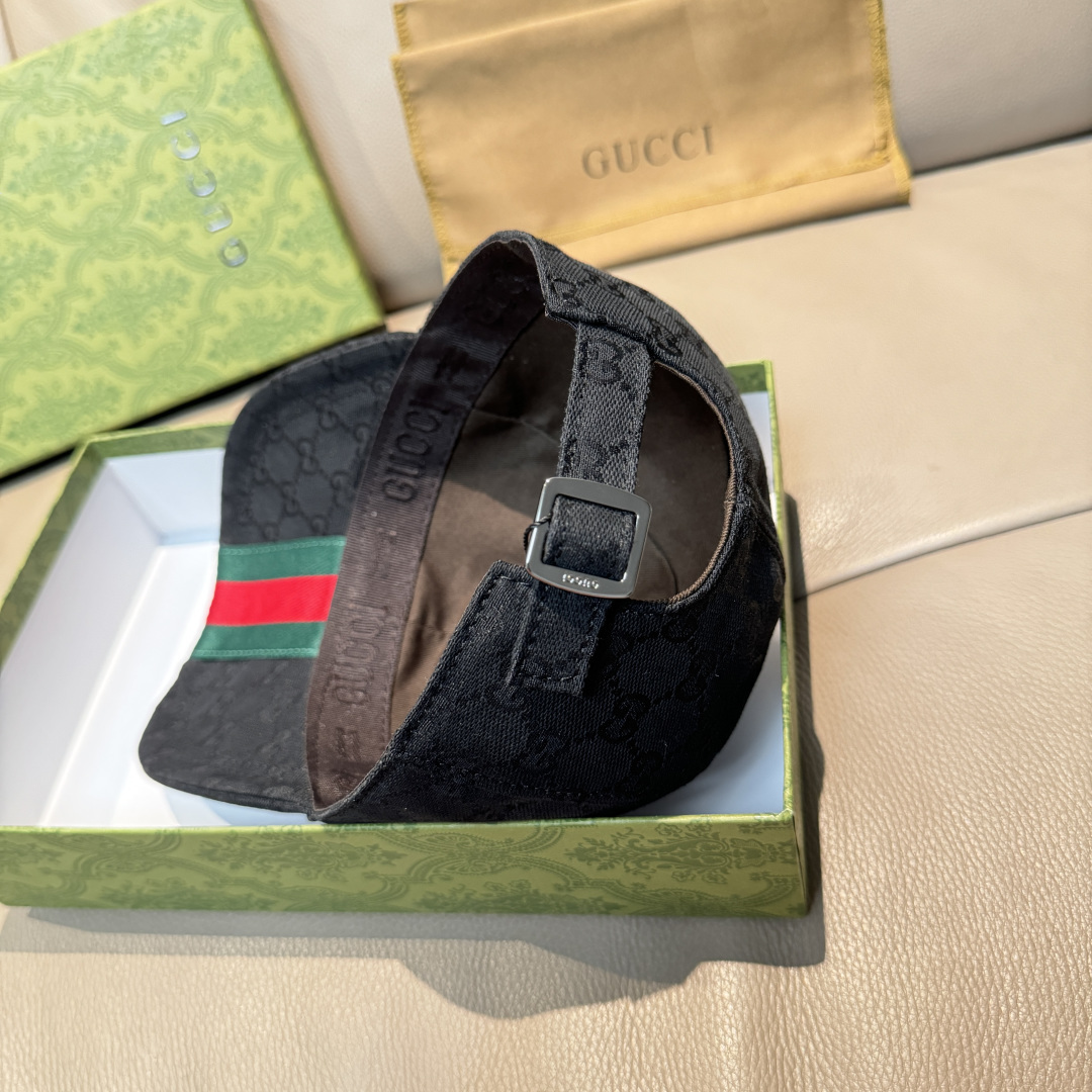 原单版本出货！配盒子布袋，Gucci(古奇)最新原单棒球帽，宽版织带。专柜1:1开模订制，最高版本，原版
