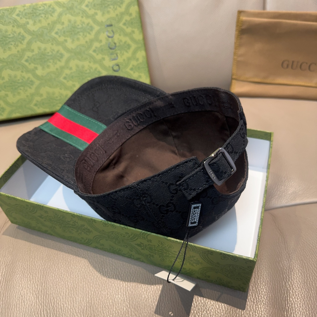原单版本出货！配盒子布袋，Gucci(古奇)最新原单棒球帽，宽版织带。专柜1:1开模订制，最高版本，原版