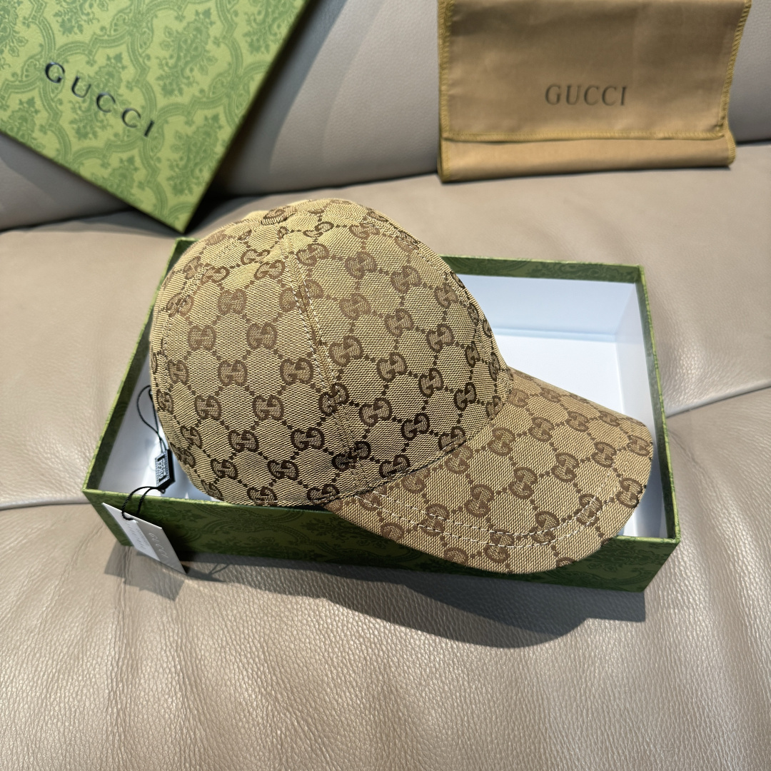 原单版本出货！配盒子布袋，Gucci(古奇)最新原单棒球帽，宽版织带。专柜1:1开模订制，最高版本，原版