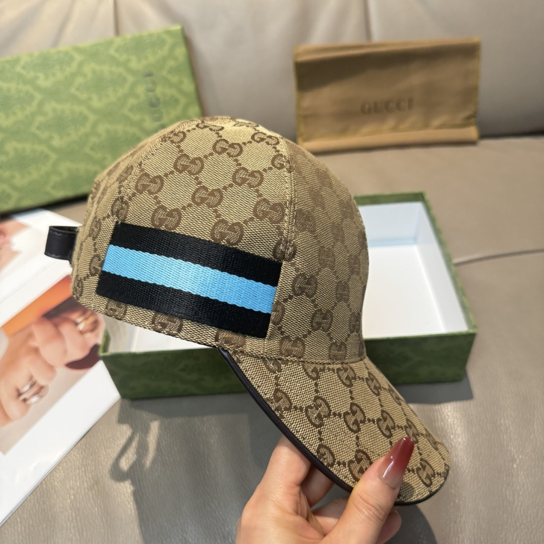 万年经典款新色出货！配盒子布袋，Gucci(古奇)经典原单棒球帽😍😍专柜1:1开模订制，最高版本，原版帆