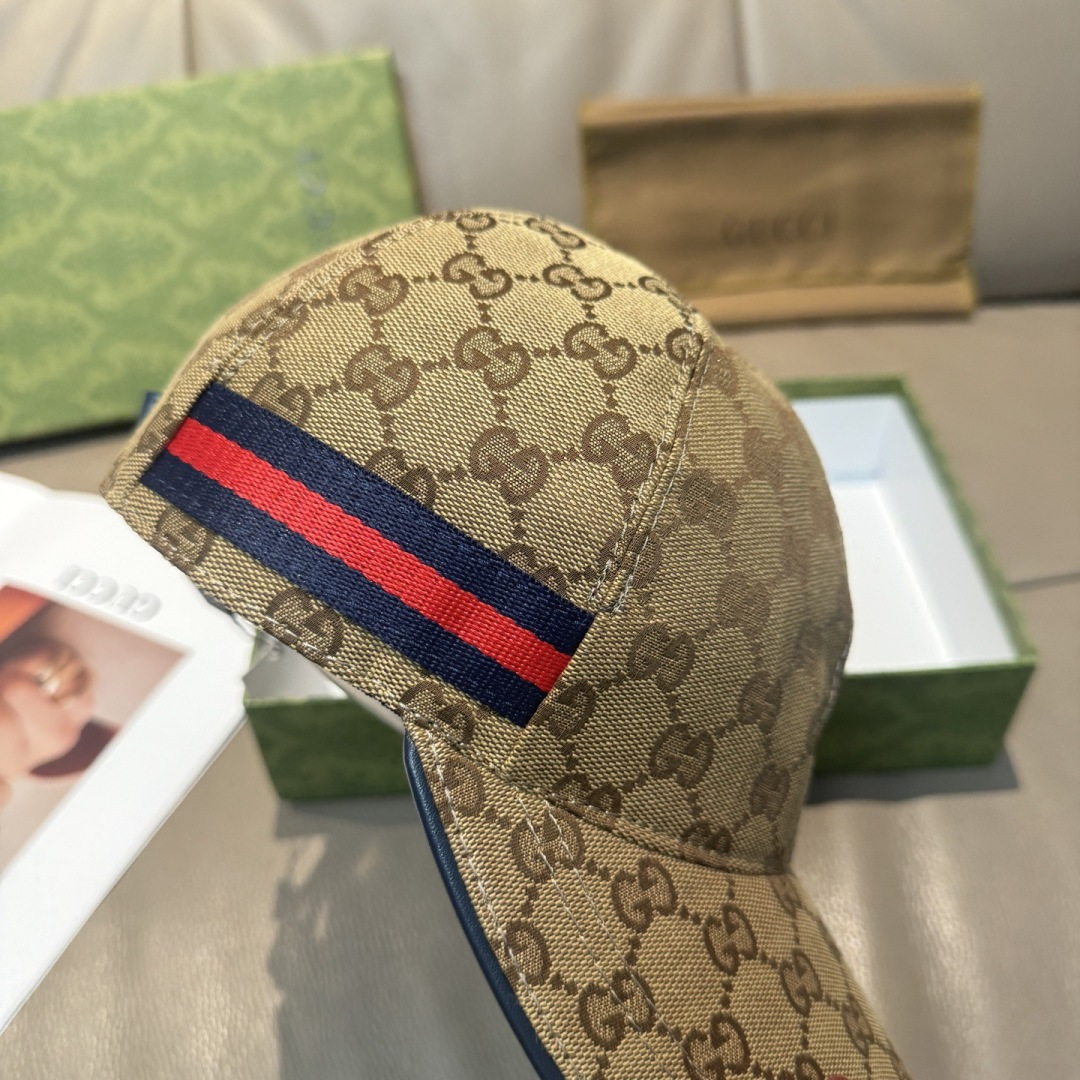 万年经典款新色出货！配盒子布袋，Gucci(古奇)经典原单棒球帽😍😍专柜1:1开模订制，最高版本，原版帆