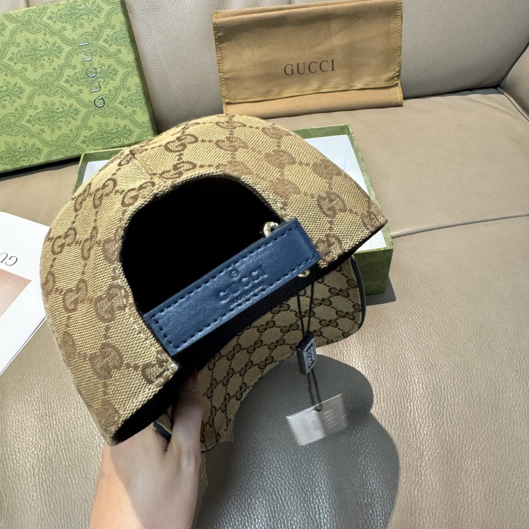 万年经典款新色出货！配盒子布袋，Gucci(古奇)经典原单棒球帽😍😍专柜1:1开模订制，最高版本，原版帆
