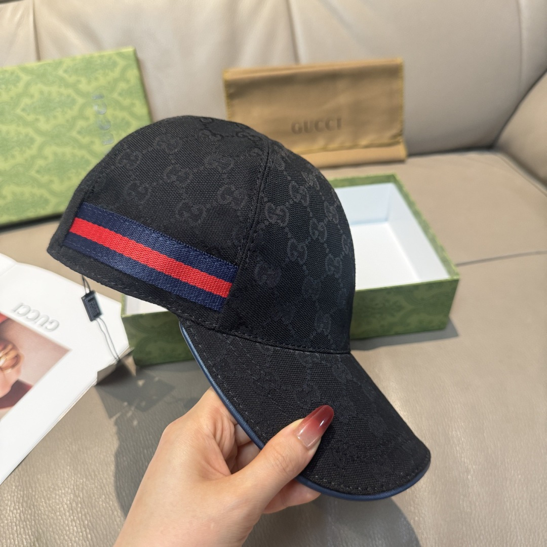 万年经典款新色出货！配盒子布袋，Gucci(古奇)经典原单棒球帽😍😍专柜1:1开模订制，最高版本，原版帆