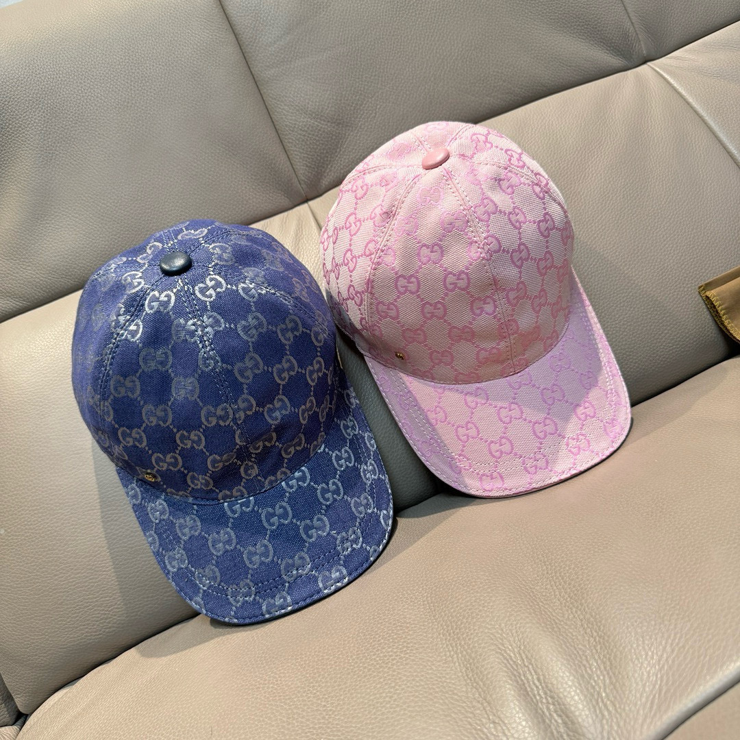 配包装布袋，Gucci(古奇)新款原单棒球帽， 金属小双G，专柜最新款，1:1开模订制，正版开模五金，原