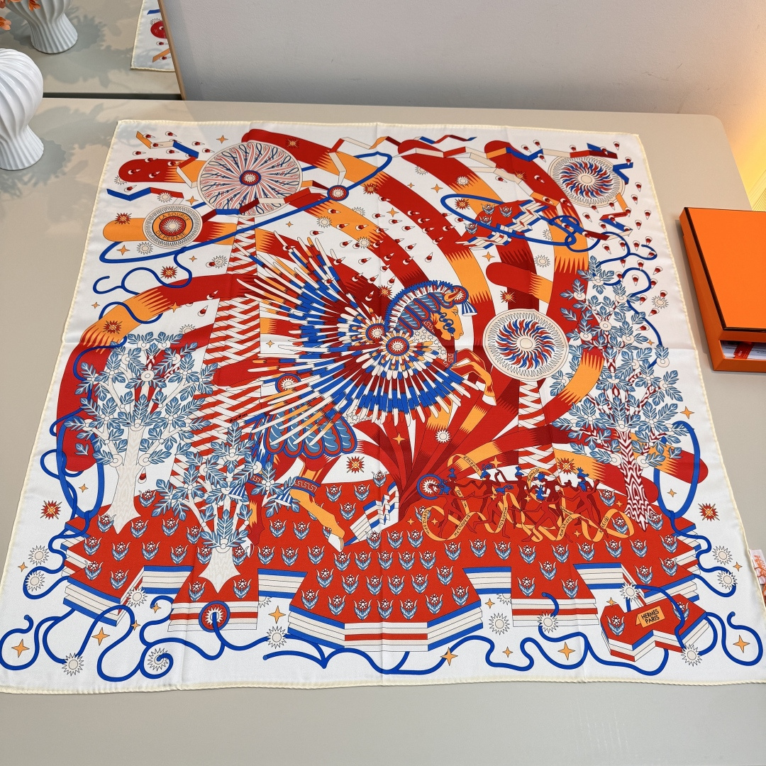 NO:728868,Batch The Hermès scarf 'Origin of Pegasus' is so beautiful and full of dreamy design that it is already a masterpiece in the private collections of countless collectors!  Size90*90cm silk high version scarf,high version scarf,hermes,real silk19860909批 爱马仕方巾《飞马之源》美翻了,充满梦幻的设计,已经是无数收藏家私藏的佳作！ Size90*90cm 真丝高版本围巾,高版本围巾,hermes,real silk,scarf