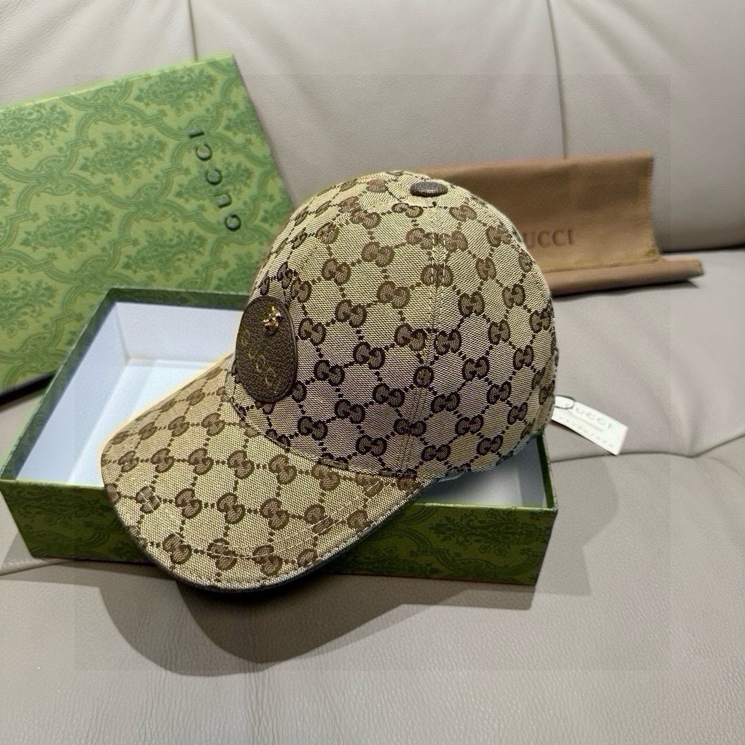 配包装布袋，Gucci(古奇)新款原单棒球帽， 小虎头，专柜最新款，1:1开模订制，正版开模五金，原版帆