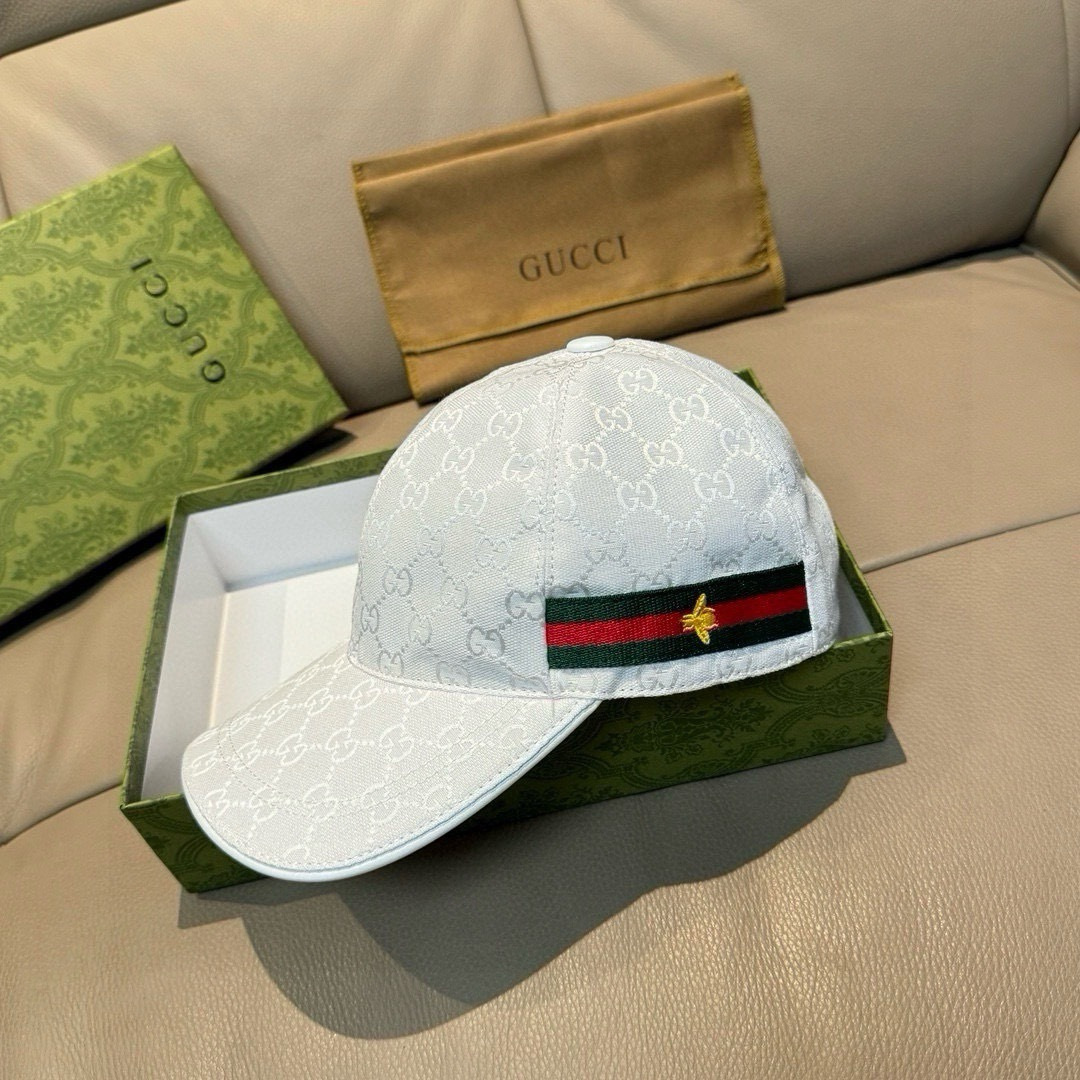 万年经典款出货！配盒子布袋，Gucci(古奇)经典原单棒球帽😍😍小蜜蜂，专柜1:1开模订制，最高版本，原