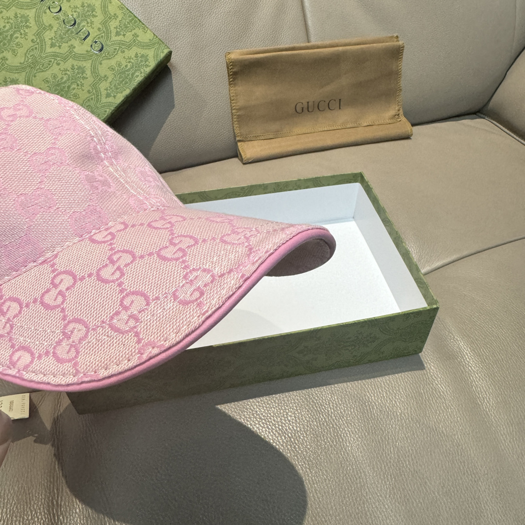 配盒子布袋，Gucci(古奇)新款原单棒球帽， 虎头织带，1:1开模订制，重工刺绣，细节可媲美专柜，原版