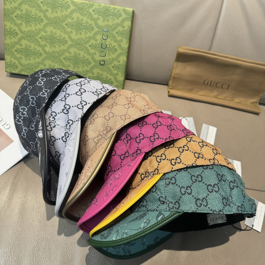 原单版本出货！配盒子布袋，Gucci(古奇)最新原单棒球帽，专柜1:1开模订制，最高版本，原版帆布料+头